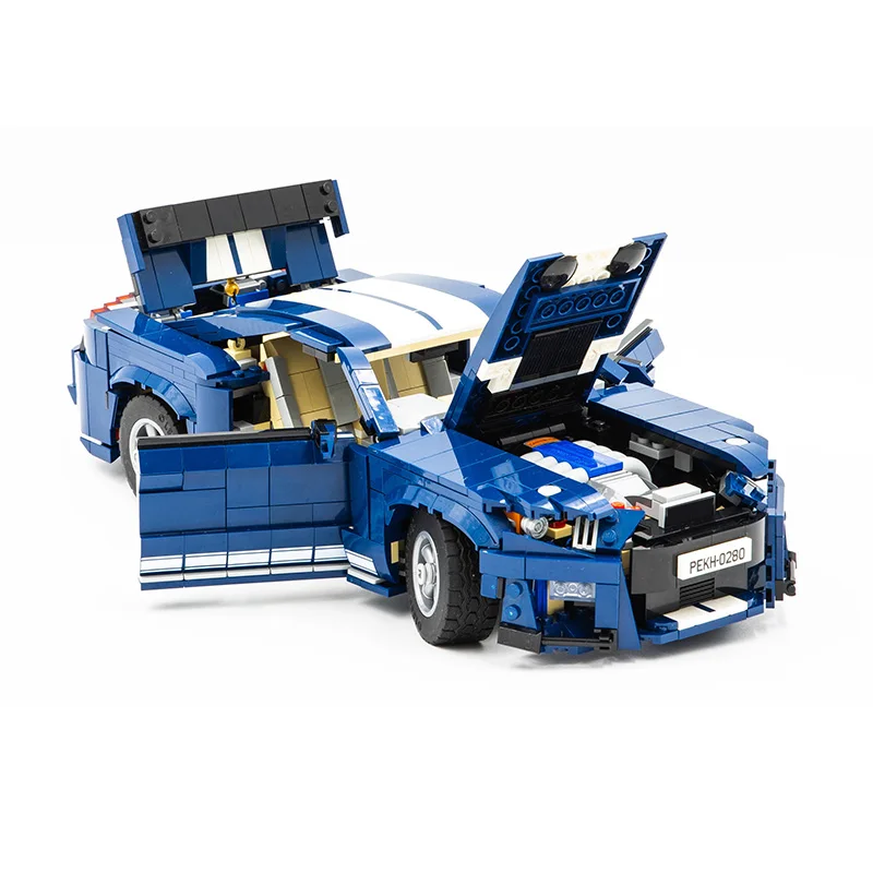 NEW MOC- 10265 Mustang Shelby GT500 Building Block Car Bricks F150 Raptor Classic Pickup Assembled Model DIY Toys Birthday Gifts