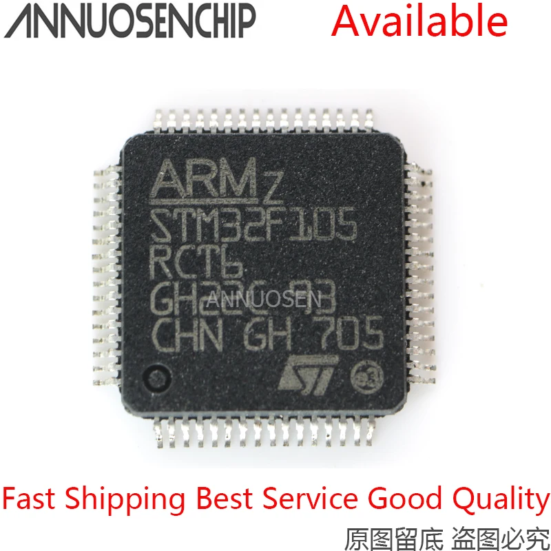 

10pcs/lot STM32F105 RCT6 STM32F105RCT6 LQFP-64 new and original In Stock