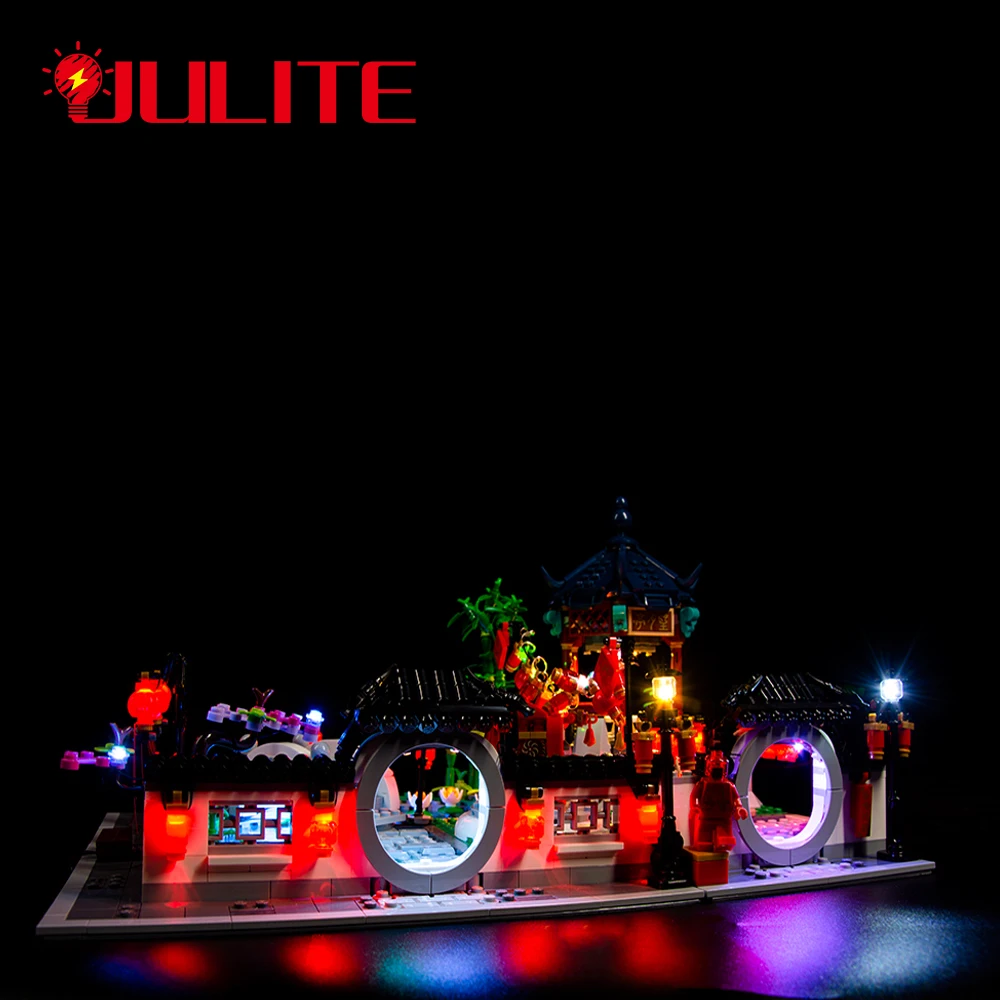 LED Light Kit For 80107 Spring Lantern Festival Buildings DIY Toys Set (Not Included Building Blocks)