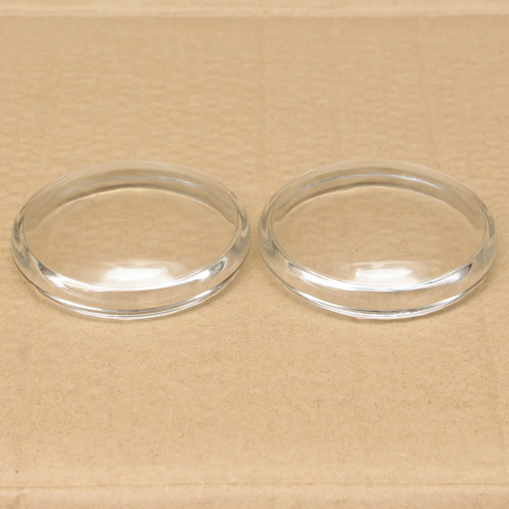 Cawanerl For Infiniti EX EX25 EX35 EX37 FX FX35 FX37 FX45 FX50 FX30D Car Round 90mm Front Bumper Fog Light Glass Cover Lens
