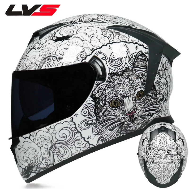 

DOT Approved Full Face Motorcycle Helmets Double Visors Racing Modular Dual Lens Motocross Motorbike Helmet For Adults Black