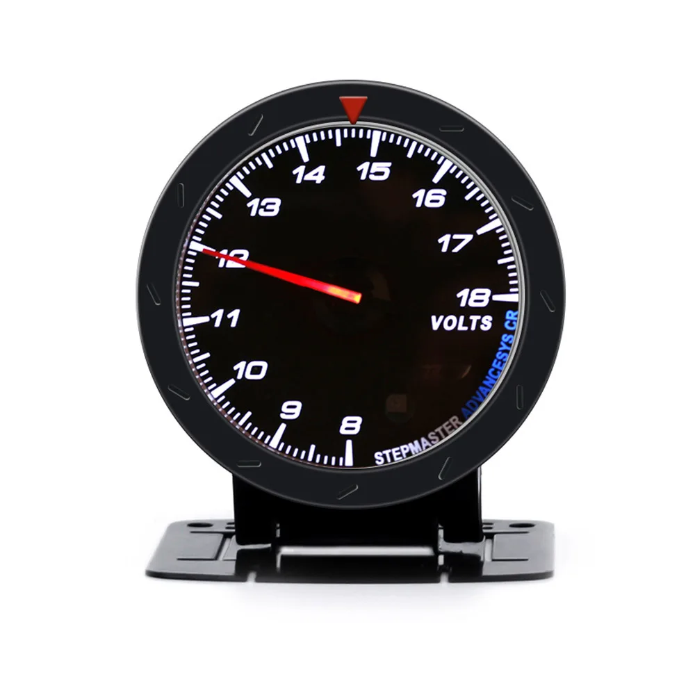 

60MM Car Voltmeter 8-18V Voltage Gauge Red & White Lighting Volt Gauge Car Meter For 12V Car