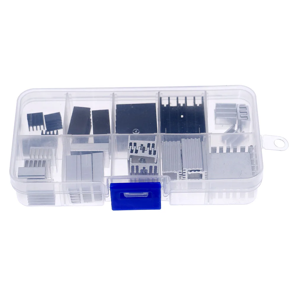 Kit de dissipateur thermique, refroidisseur Raspberry Pi, ram, CPU, GPU, VGA, IC, ordinateur portable, LED, MOSFET, régulateur de tension SCR, 33 pièces