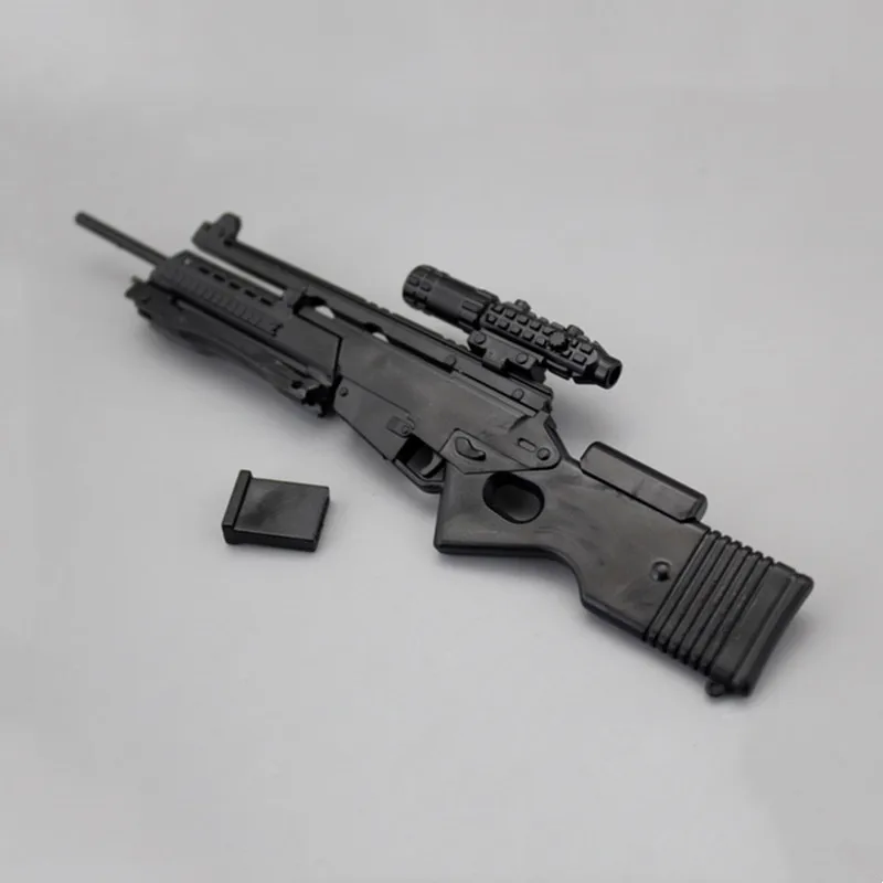 1/6 Scale SL8 Automatic Rifle Assembly Weapon Model Kit Soldier Accessories