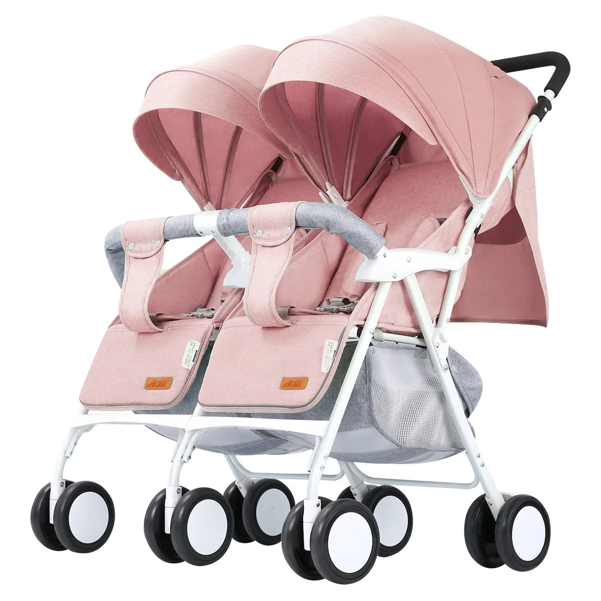 Twin Baby Strollers Lightweight Folding Double Car Can Sit on The Trolley That Can Lie Down Dragon Phoenix Baby Two-childtrolley