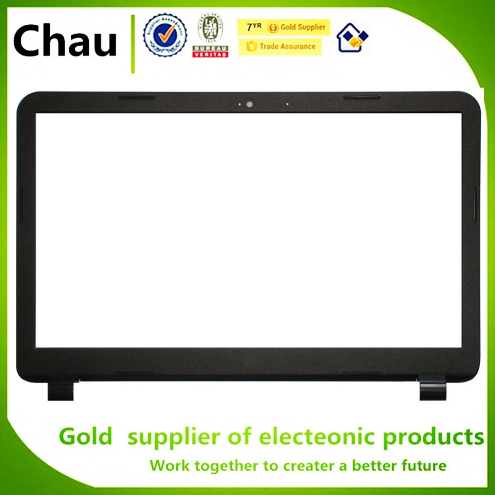 Imagem -05 - para hp 250 255 256 g3 15-g 15-h 15-r 15-t 15-z Lcd Back Cover 749641001 Lcd Painel Frontal Ap14d000200 Lcd Dobradiças 749655-001 Novo