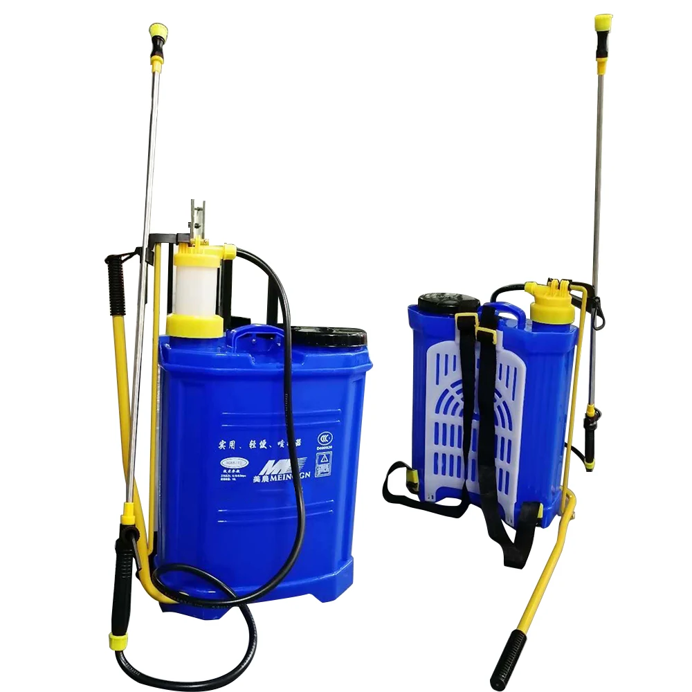 1PCS 16L Single Tube Octagonal Knapsack Manual Agricultural High Pressure Hand Sprayer