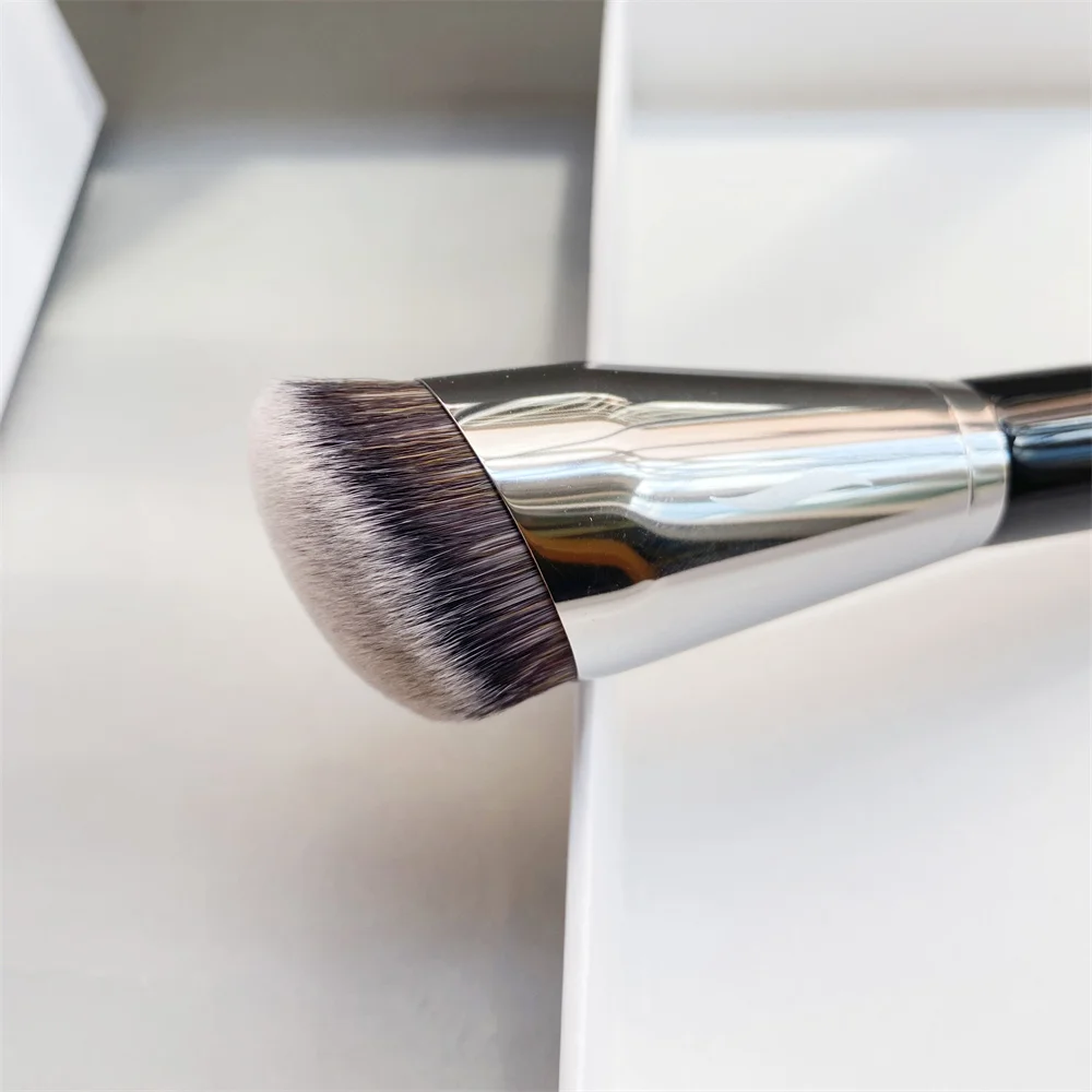 PRO Slanted Buffing Makeup Brush #88 - Round Angled Liquid Cream Foundation Sculpting Contour Beauty Makeup Brush Beauty Tools