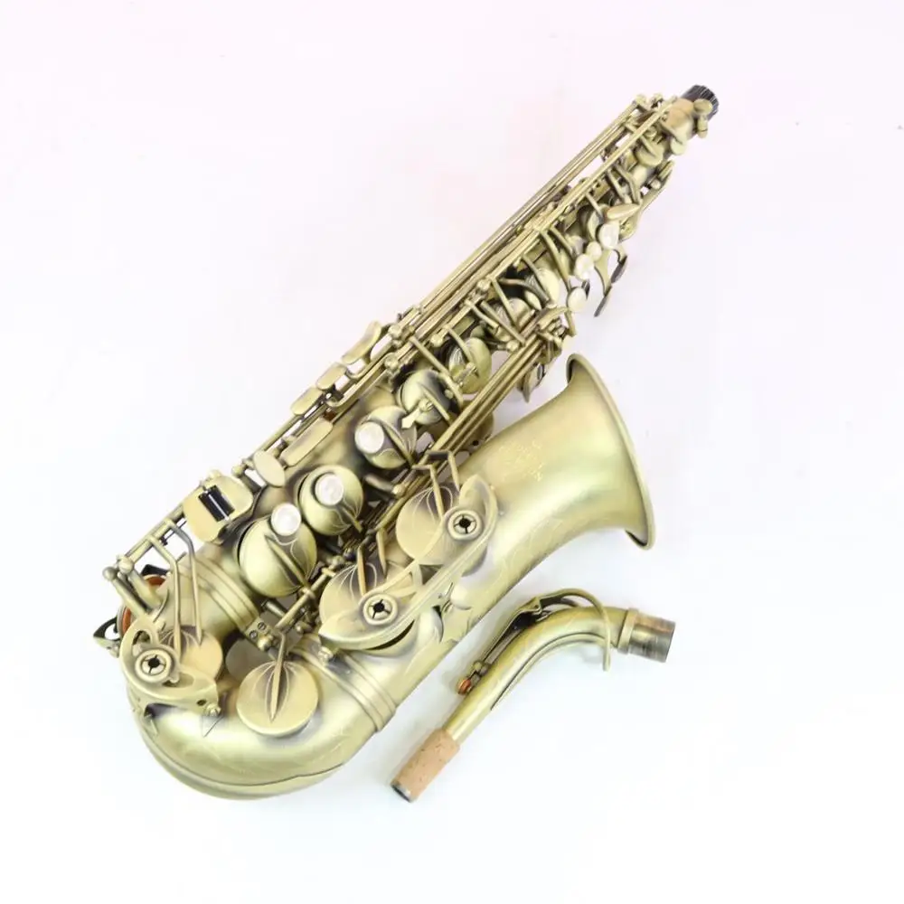 Marca novo buffet crampon modelo 400 profissional saxofone alto eb tune em acabamento fosco com caso frete grátis