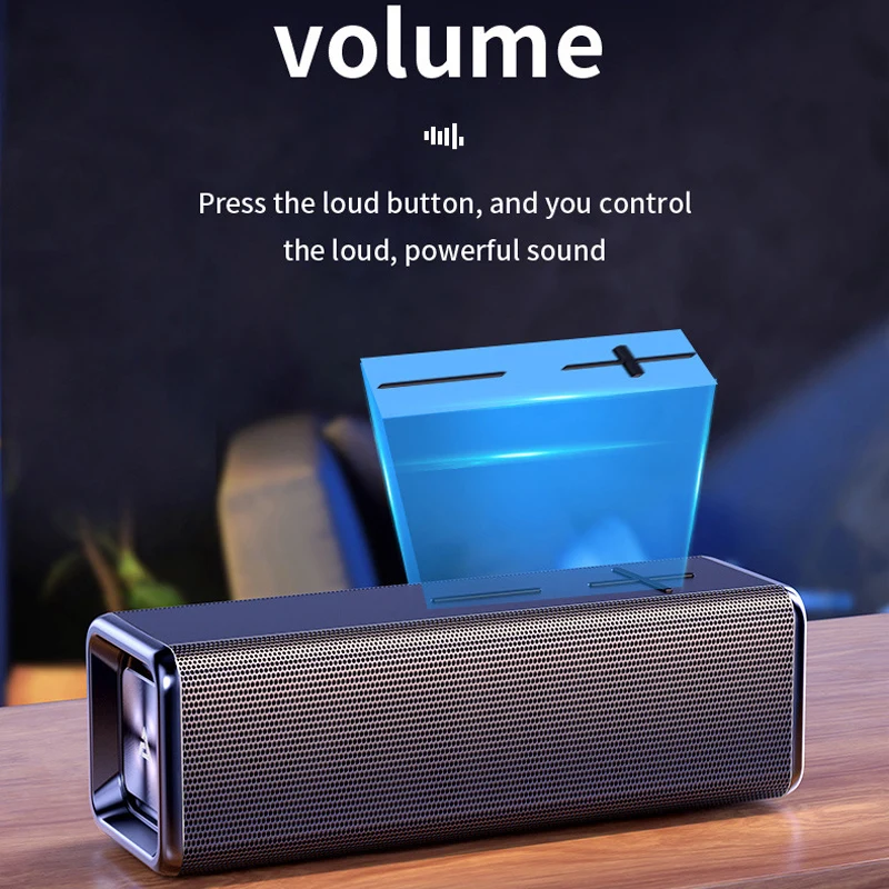 V13 Bluetooth Speaker Subwoofer Home Wireless Portable TWS Series HIFI Sound Quality Bluetooth 5.0 Speaker 20 Hours Pl Radio Aux