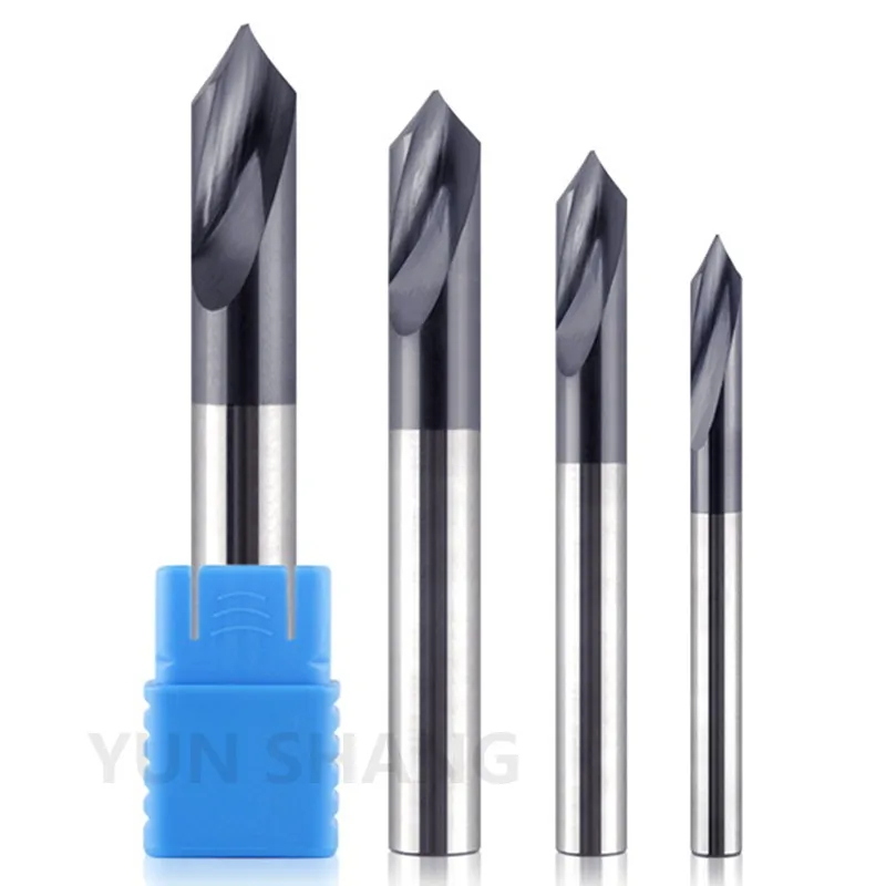 Tungsten Steel Fixed Point Drill Center Drill 90° CNC Centering Drill Bit Chamfering Tool Positioning Drill Point Drill