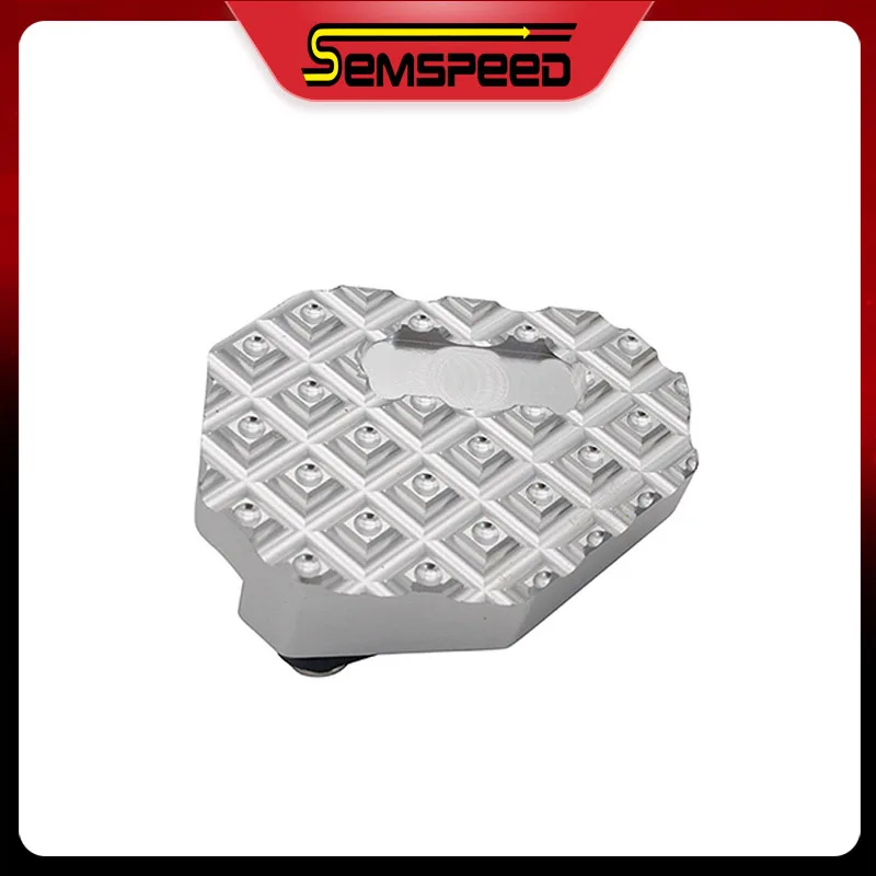 SEMSPEED Moto Arrière Levier De Frein Repose-Pieds Pad Extension Agrandisseur Pédales Pour Yamaha MT-07 MT-09 MT-10 FZ-07 09 10 2014-2020