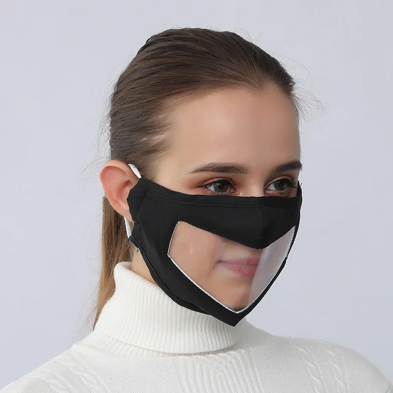 Masque respirateur anti-poussière, en coton, sourd