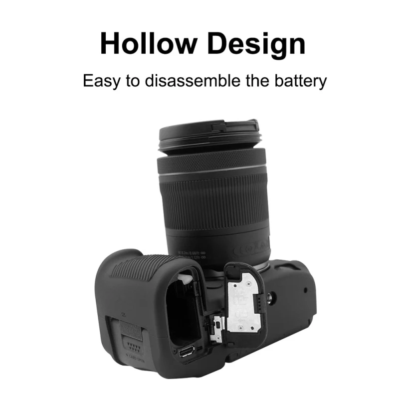 غطاء واقي سيليكون طري Puluz لكاميرا canon eos r5 الرقمية slr