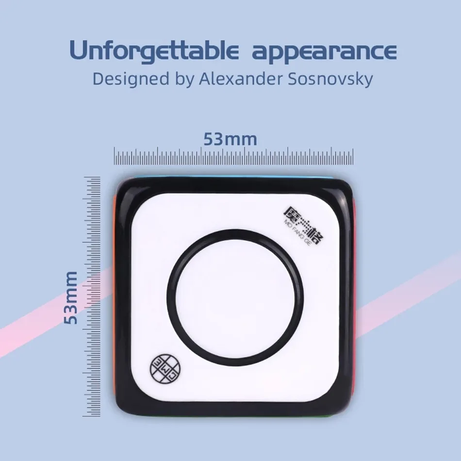 QiYi O2 Würfel Standard 1x1 Zauberwürfel Puzzle Spinner Magico Cubos Speedcube Lernspielzeug für Kinder Kinder Geschenkspielzeug