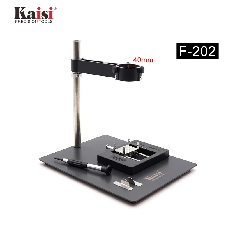 Kaisi 1SET Durable Foldable Multi-Function Hot Air Gun Frame SMD Reworkd Soldering Station 8586 Heat Handle Stand Holder