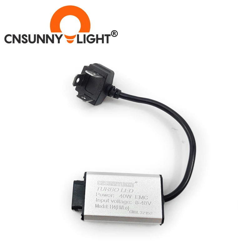 T1 Car LED Light Driver Ballast Ignition H4 H7 H1 H11 H8 9005 9006 9004 9007 H13 Plug 35W/40W 8-48V for CNSUNNYLIGHT Headlights