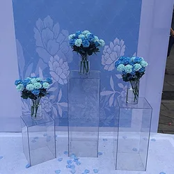 Acrylic Wedding Props Road Guide, Crystal Square Frame, Party Decoration, New Frame Bracket, Vase