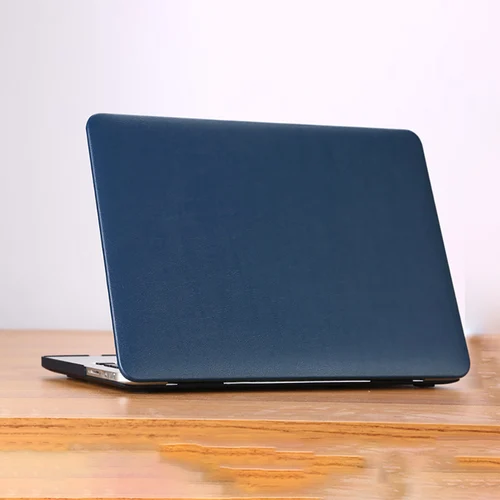 Imagen 2 del producto Funda de PU + PC para portátil Macbook Pro 14, Funda M4 M2 2023 M3 Pro 16, Funda con barra táctil para Macbook Air 13 Capa M1 2020 Pro 15 12