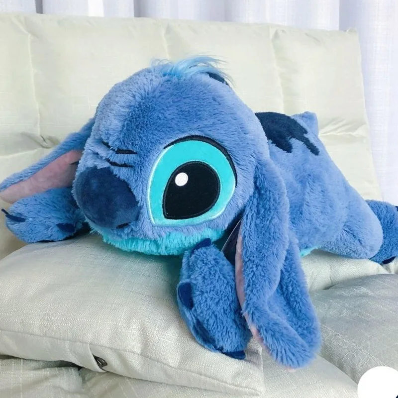 60cm Lilo i stich Disney Store duże zabawki pluszowe poduszki z Anime dla snu dzieci lalki dziewczyny prezent urodzinowy dla dzieci