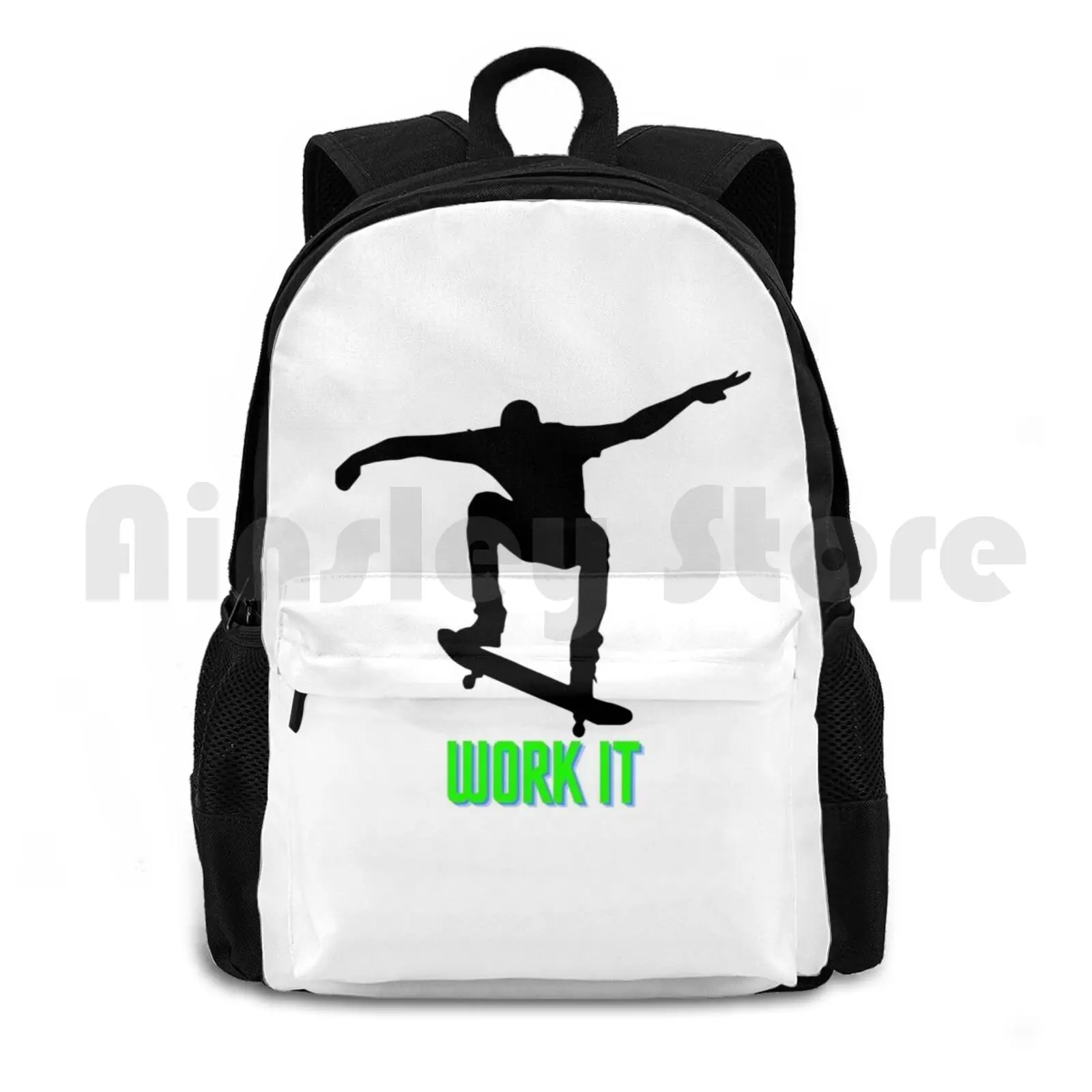 Skateboard For You Outdoor Hiking Backpack Waterproof Camping Travel Sports Do Play Go Sports Sports Do Play Go Sport Do Play