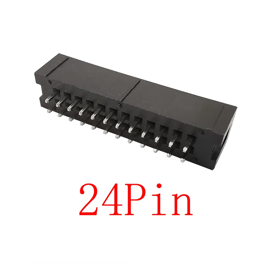 10 pezzi connettori DC3 2.54mm passo presa intestazione ago dritto, ISP maschio doppio spazio IDC JTAG Box adattatore doppia fila 6P ~ 50pin