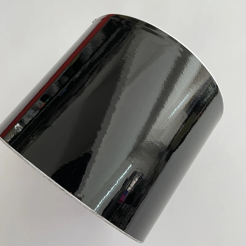 Rollo de envoltura de vinilo brillante con tecnología de liberación de aire, pegatinas adhesivas, calcomanías, negro, rojo, blanco, Azul, Naranja,