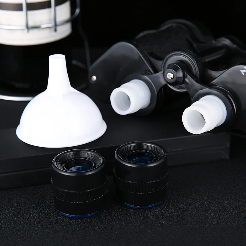 DEOUNY-Binoculars Telescope Alcohol Flask, Double Mouth Drinking, Travel Portable Outdoor Water Bottle, Wisky Creative Hip-Flask