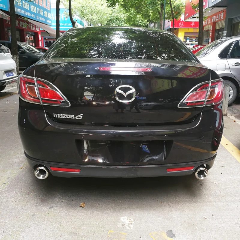 ステンレス鋼車のマフラーエンドパイプ排気ヒント 2012 2013 2014 2015 2016 マツダ 6 mazda3 アテンザスタイリングパーツワゴン