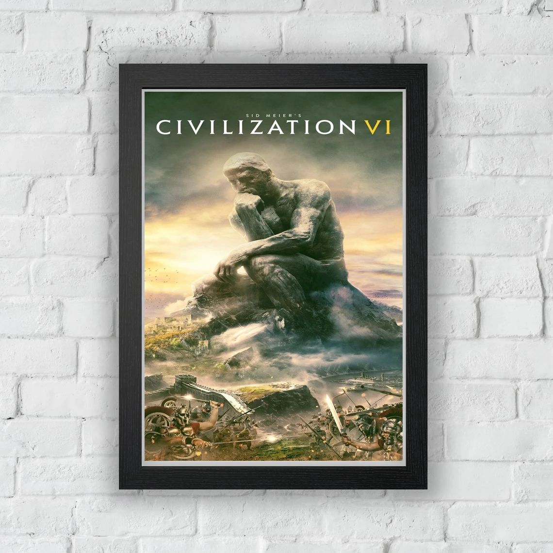 Sid Meier’s Civilization VI Video Game Canvas Poster Home Wall Painting Decoration (No Frame)