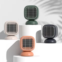 Mini Electric Heater Fan 400W Portable Desktop Heater Air Warm PTC Ceramic Heating Warmer Machine for Office Dormitory QN72