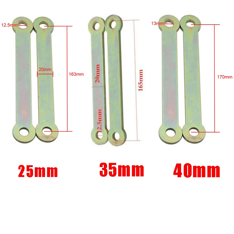 25/35/40 mm Jack up Lowering Kit Suspension Linkages Dog bones For Suzuki GS500E GSF400 GSF500F  GSF1200 GSF1250 GSR600 SV650