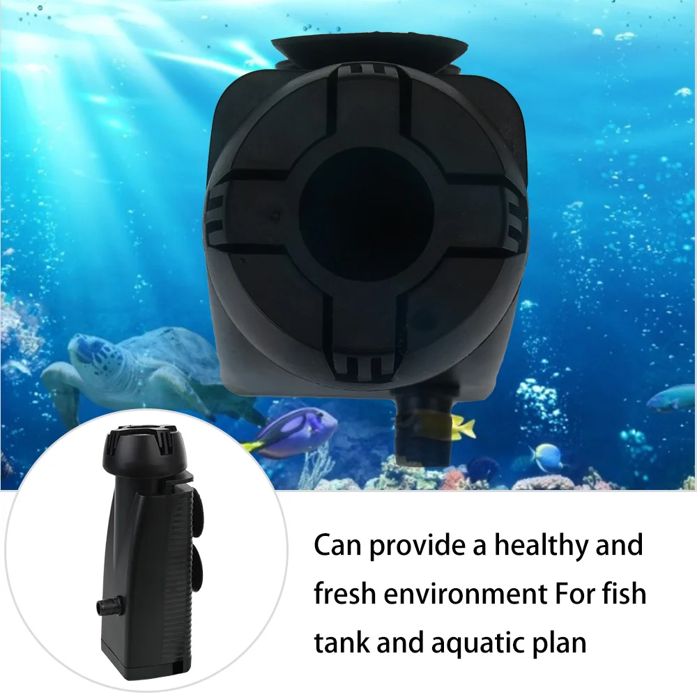 Aquarium Oppervlakte Olie Film Remover Voor Aquarium Vijver Zuurstofverhoging 1 Set Aquarium Water Proteïne Skimmer Filter Pomp