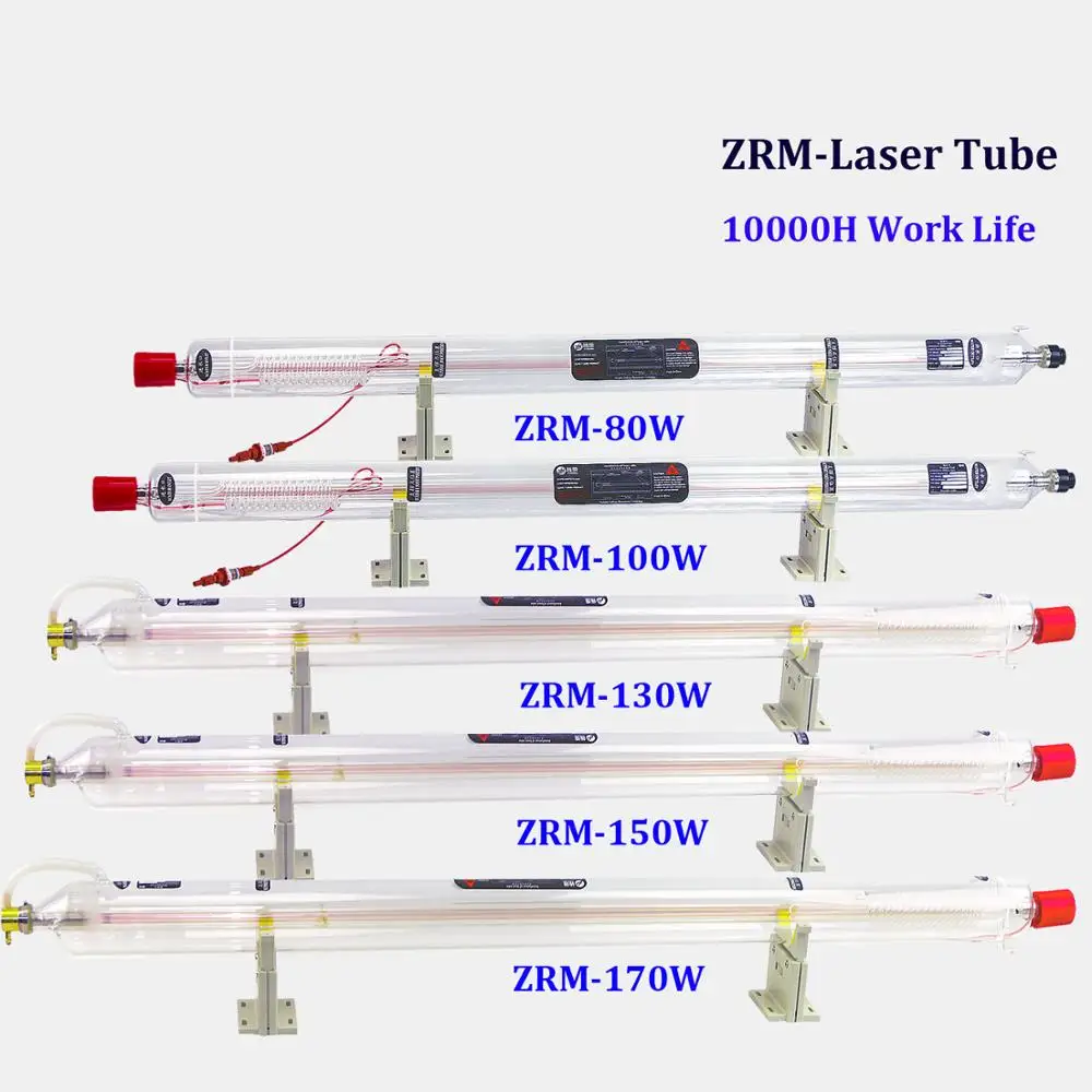 Tubo do laser do co2 do tubo ZRM-100 * 80mm do laser de zurong 100 1450 w