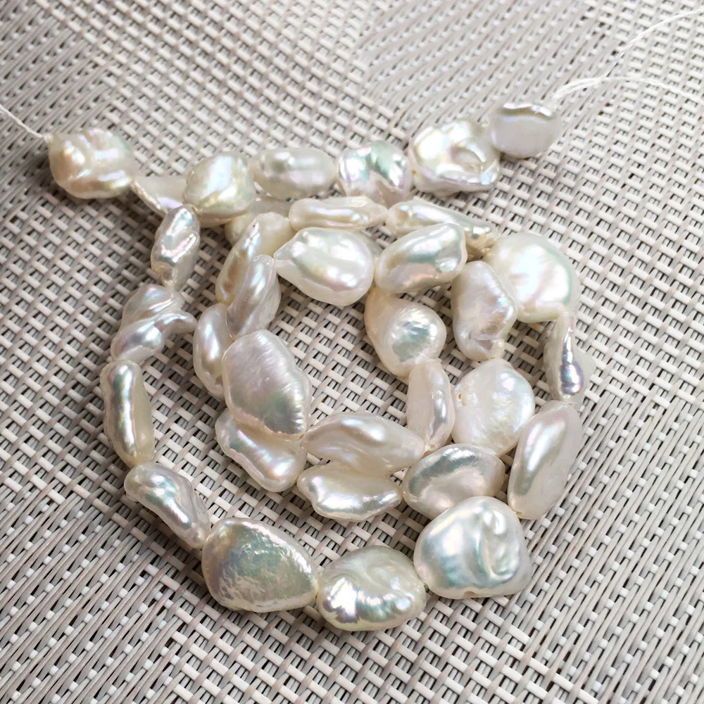 Natural Freshwater Pearl Beading irregular shape Isolation Punch Loose Beads For jewelry making DIY Necklace Bracelet Accessorie