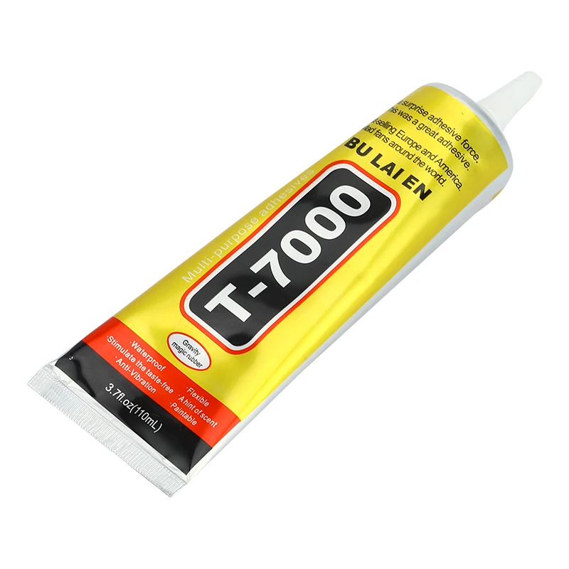 T7000 110ml Glues Multipurpose Adhesives Super Glues  Black Liquid Epoxy Glues For DIY Crafts Glass Phone Case Metal Fabric