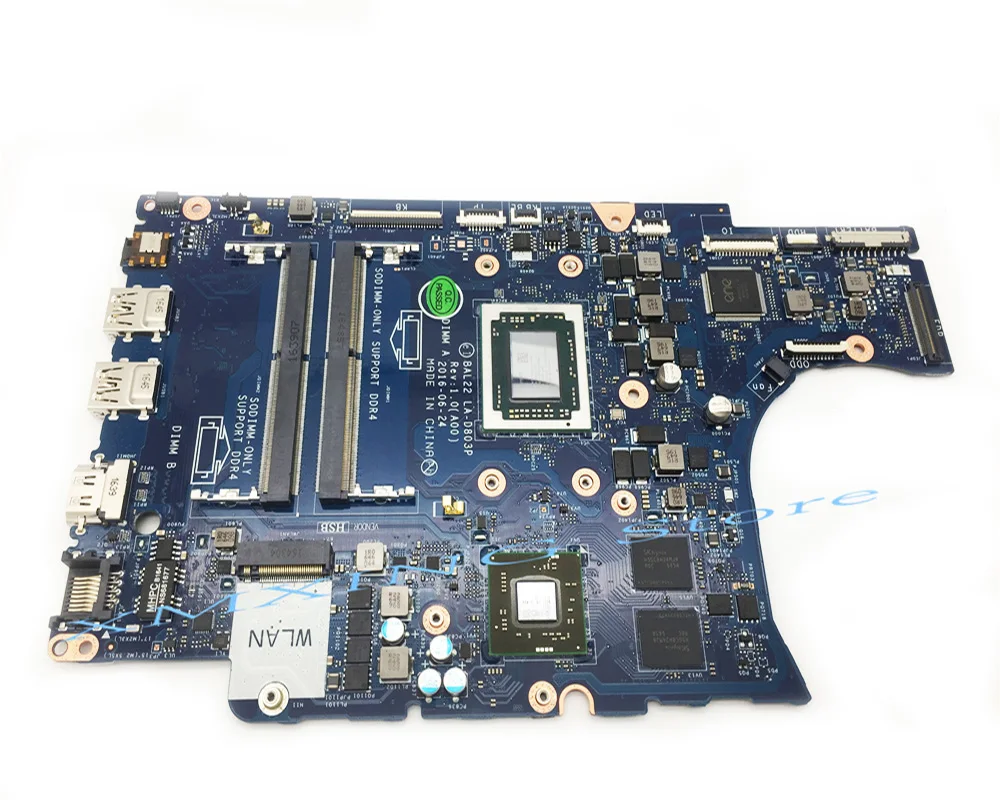 

FULCOL For DELL Inspiron 5565 Laptop Motherboard A12-9700P CPU R8 M445DX GPU LA-D803P CN-0G89K3 G89K3 Tested 100% work