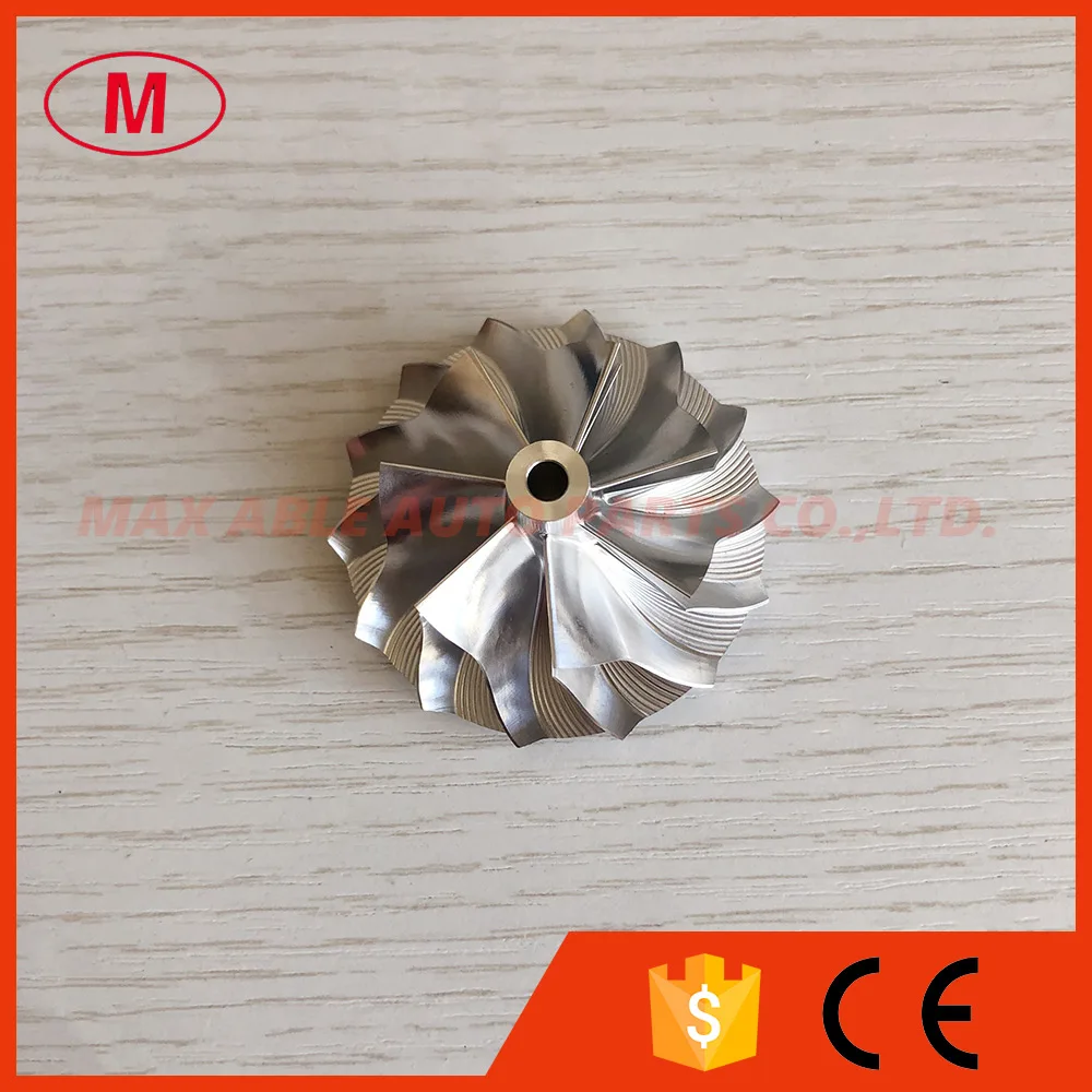 KP39 7+7 blades 36.50/49.00mm  high performance turbocharger milling/aluminum 2618/billet compressor wheel