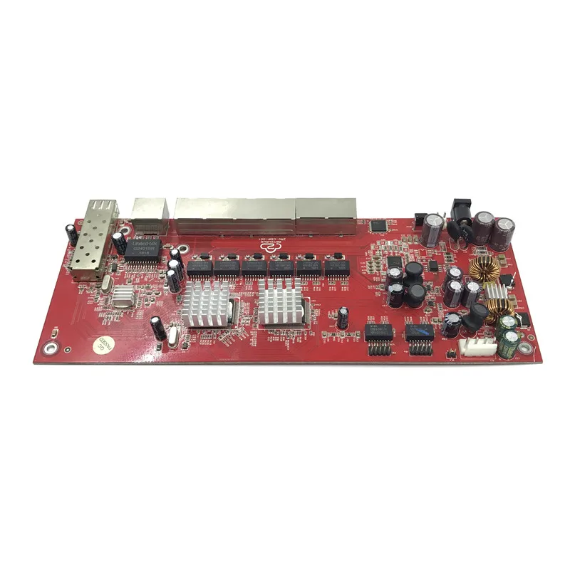 Industriële Schakelaar Module 9 Poort Gigabit Sfp Switch Module Ondersteuning Af/At Wifi Bridge Outdoor Cpe Netwerk Switch 1000mbps