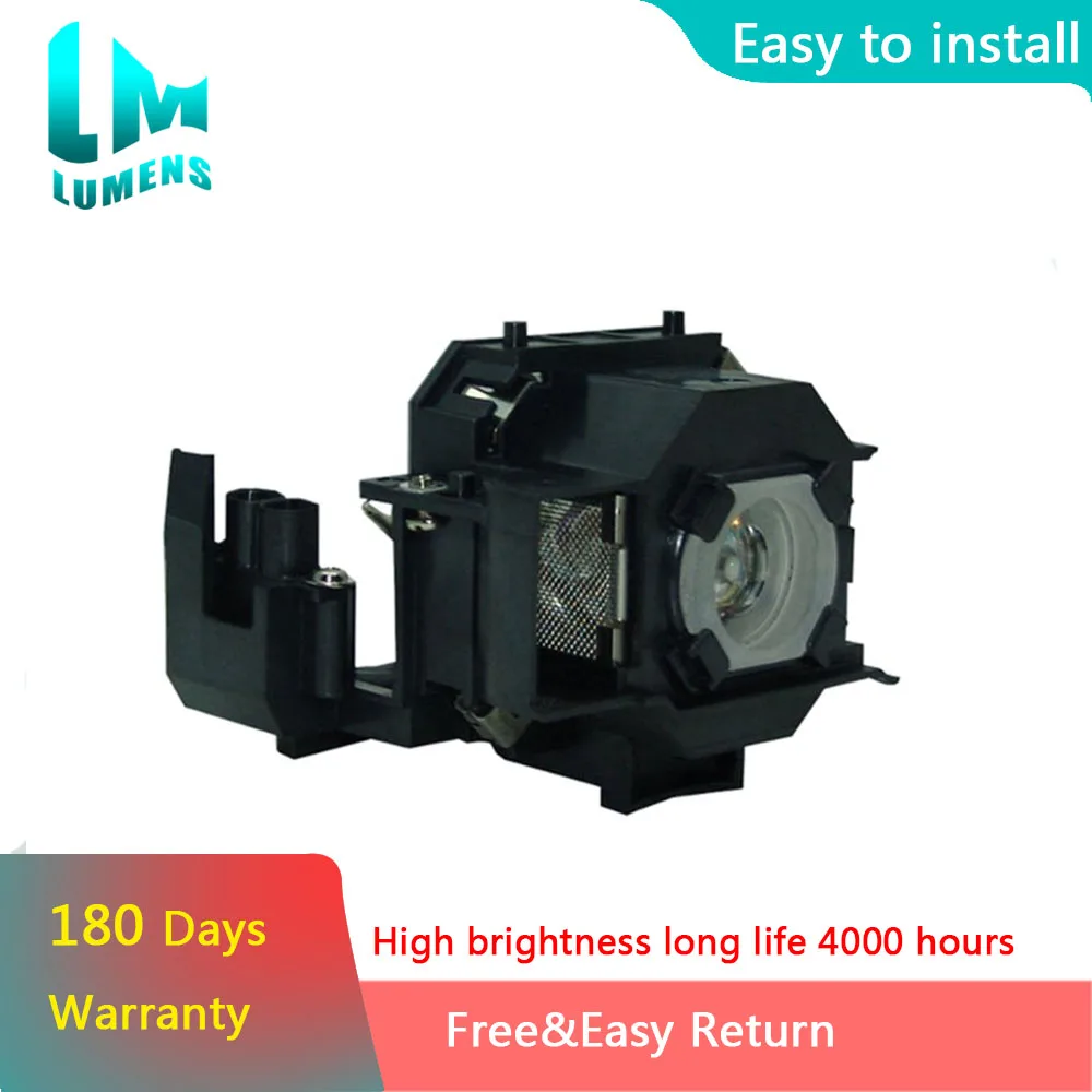 

High Bright ELPLP34 for Epson EMP62 Powerlite 82C EMP82 EMPX3 UHE170W High Lumens(mercury free, powered by led)