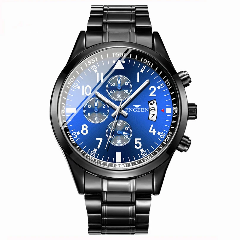 UTHAI CQ39 Men watch quartz clock wristwatch for male stainless steel Business casual luxury classic Waterproof 2020