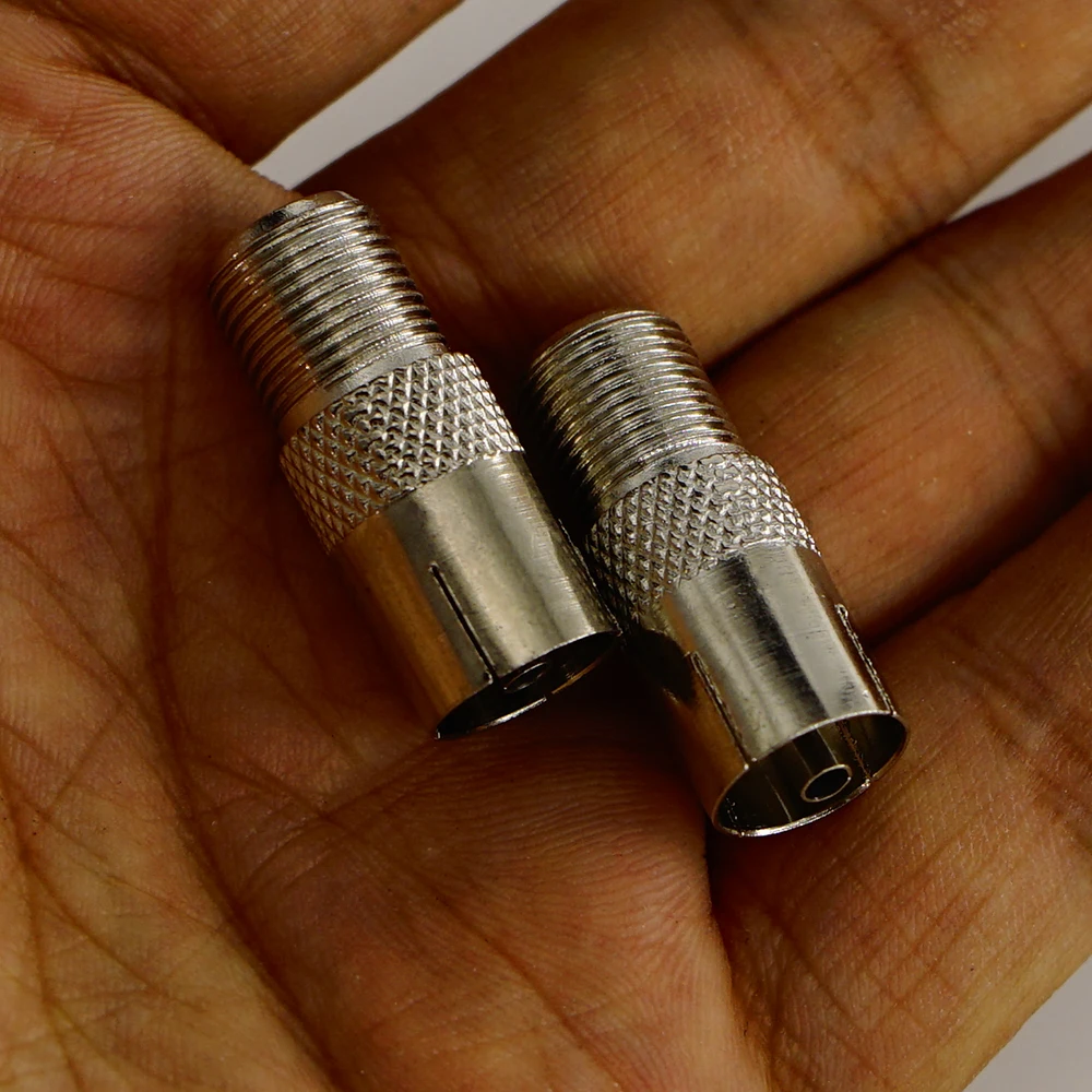 5Pcs F Vrouwelijke Plug Naar Pal Vrouwelijke Jack Rechte Rf Coax Adapter F-Type Tv Connector