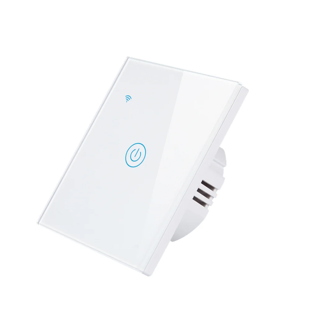 Homekit no Neutral Needed WiFi EU Standard Smart Switch Touch Key 1/2 Gang 110-240V Home Automation