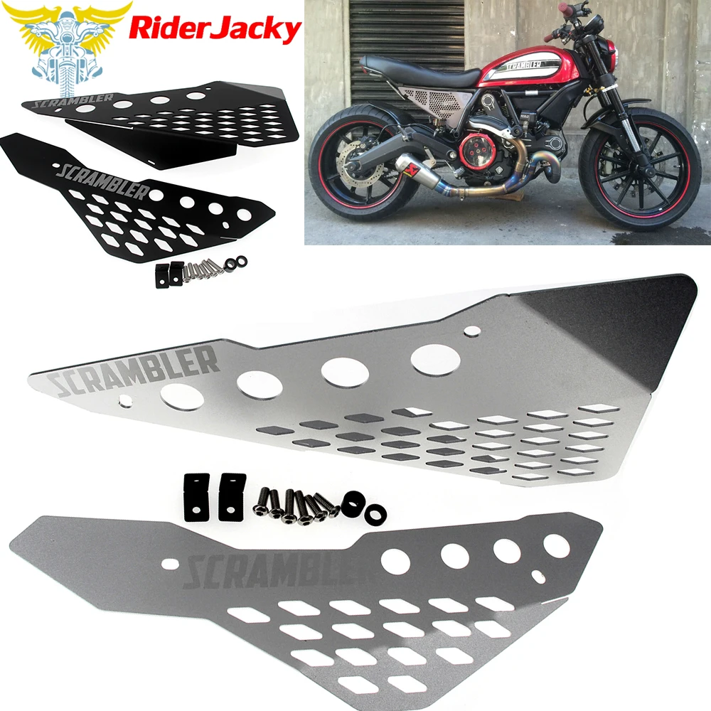 For Ducati Scrambler Italia Independent Icon Desert Sled Sixty Aluminum Motorcycle Side frame Cover Panel Protector