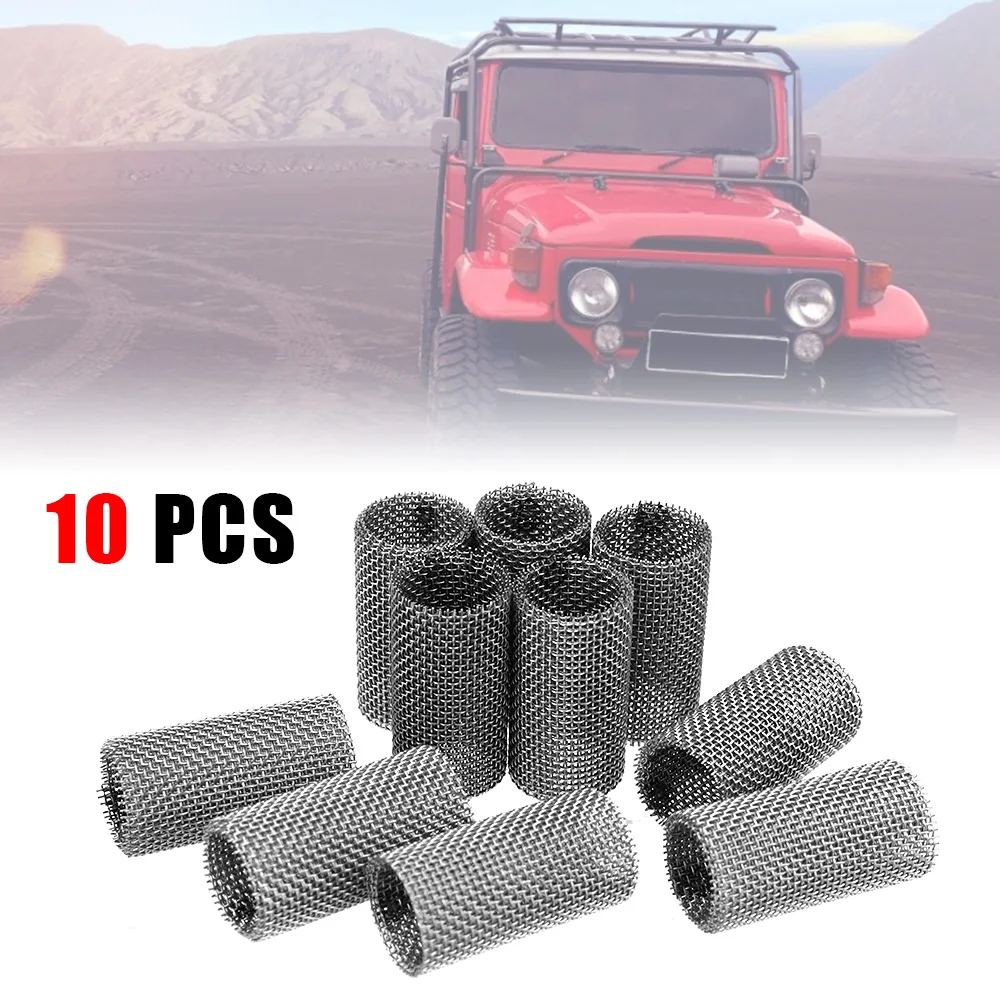 Calentador de estacionamiento de aire diésel para coche, filtro de pantalla, enchufe incandescente, filtro de quemador, malla de 3 capas, accesorios automotrices universales, 10 Uds.