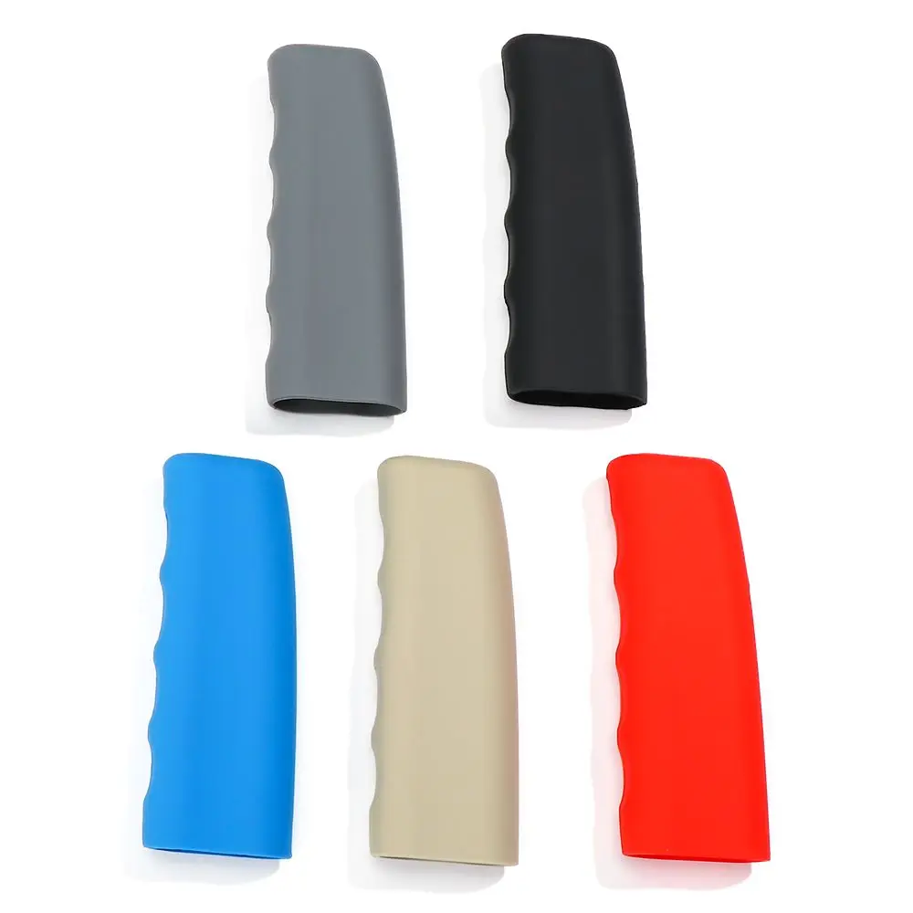 Car Handbrake Grip Covers Universal Wavy Silicone Handbrake Covers Sleeve Silicone Gel Anti-slip Parking Hand Brake Grips Sleeve