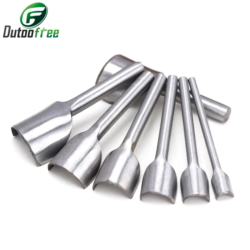 1 Bộ Đấm Dụng Cụ Cầm Tay 5-50Mm Da Thủ Công Bộ Dụng Cụ Khoét Lỗ Thép Nửa Vòng Dao Cắt đục Lỗ Da Thủ Công DIY Dụng Cụ