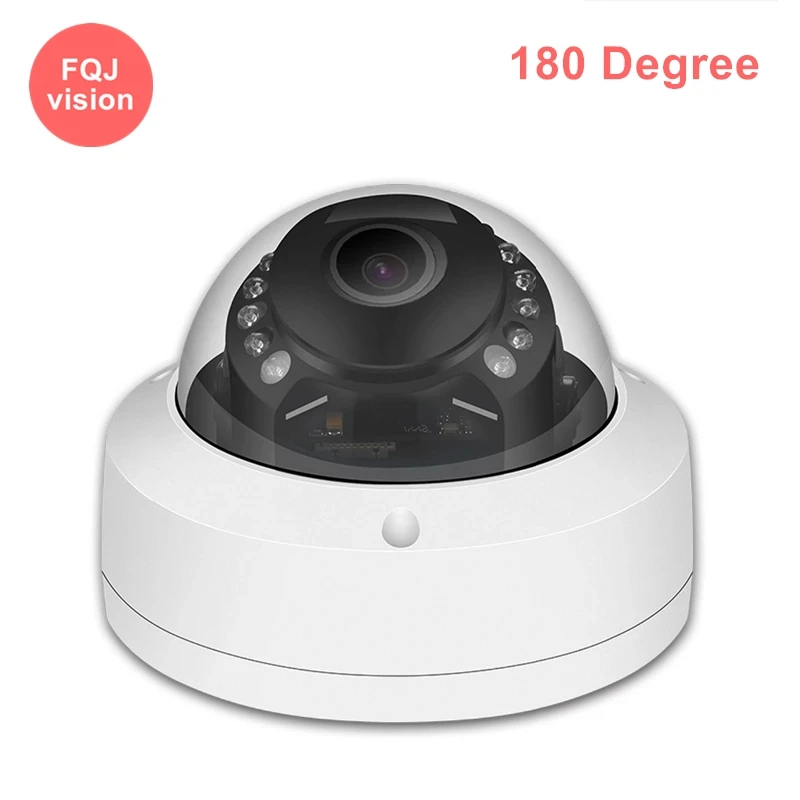 180 Degree AHD Camera Security for Home 5MP High Resolution 1.7mm Fisheye Lens 4 in 1 Analog Surveillance CCTV Camera with OSD