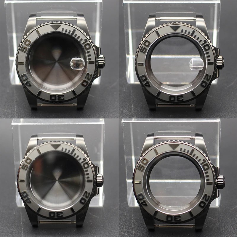 40mm Case Men Watch Sapphire Glass Fit Seiko NH35 NH36 ETA2824 miyota 8215Movement 28.5mm Dial Submariner YACHT-MASTER Hot Sale