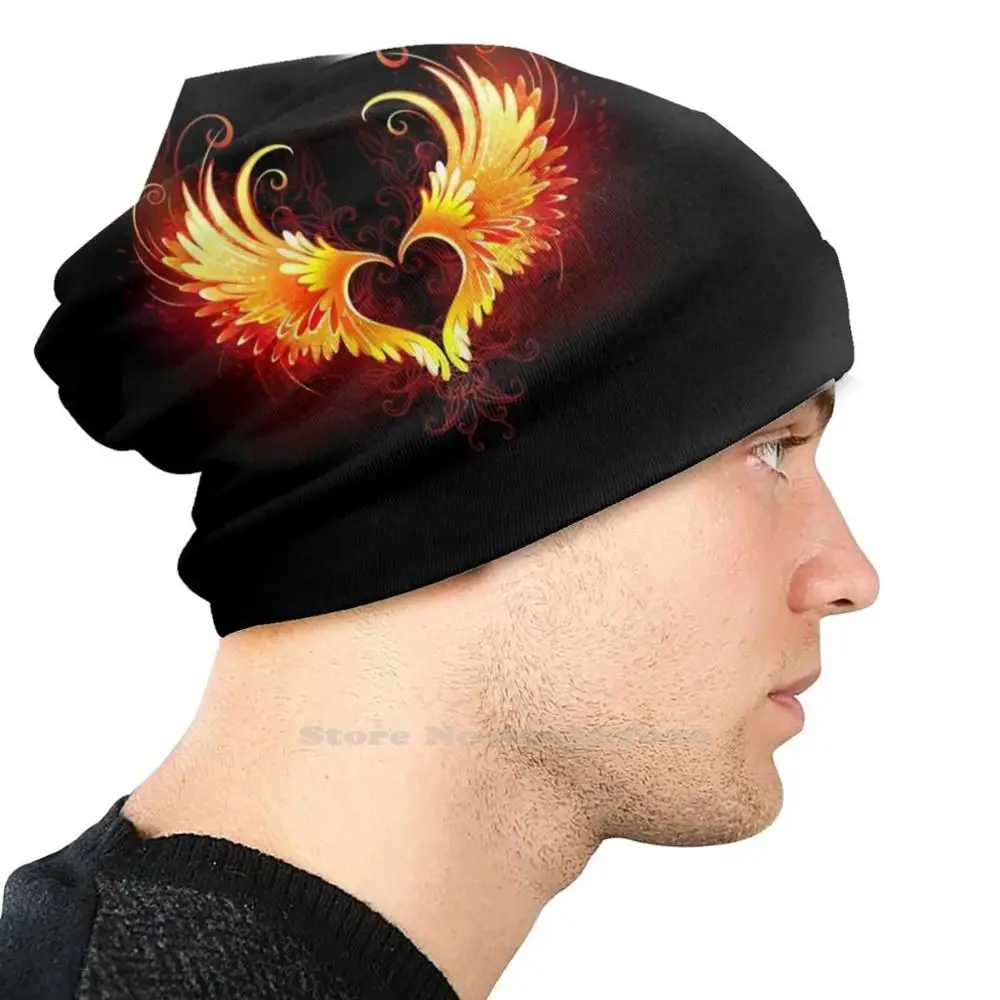 Angel Fire Heart With Designer Black Breathable Reusable Mouth Mask Fire Heart Fire Fire Red Black Background Winged Glow In